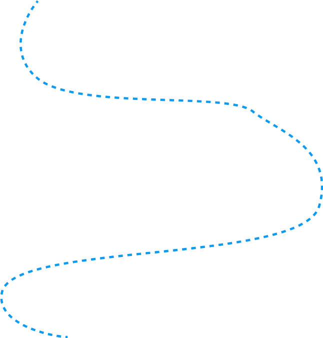 Blue Dotted Line